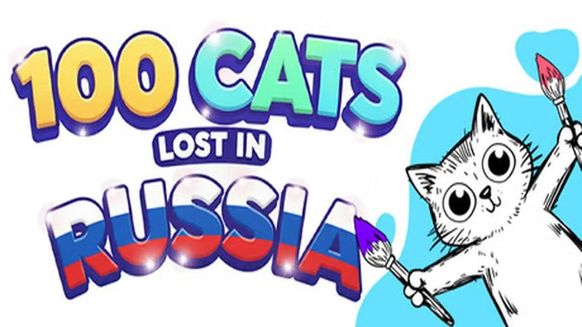 100 Cats Lost in Russia Find & Color