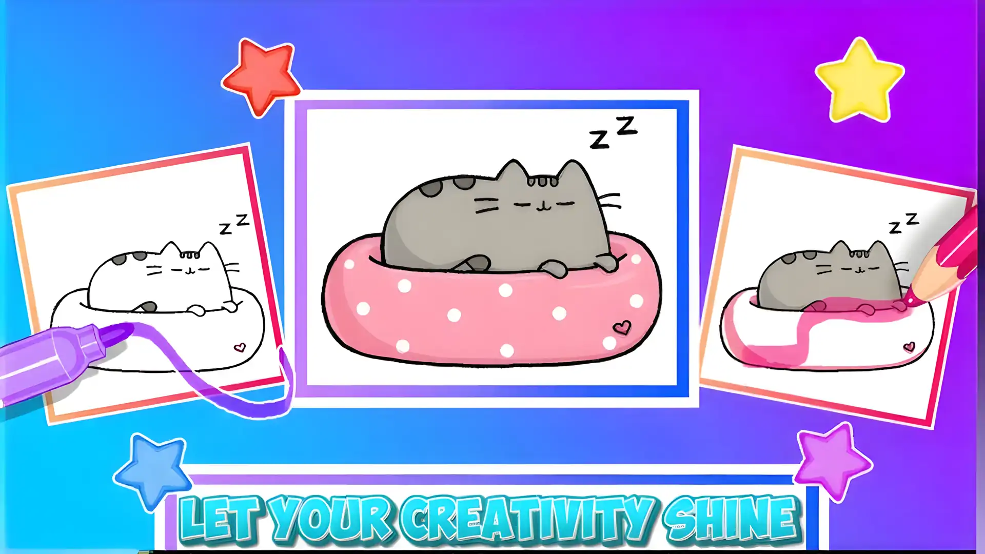 Pusheen着色书