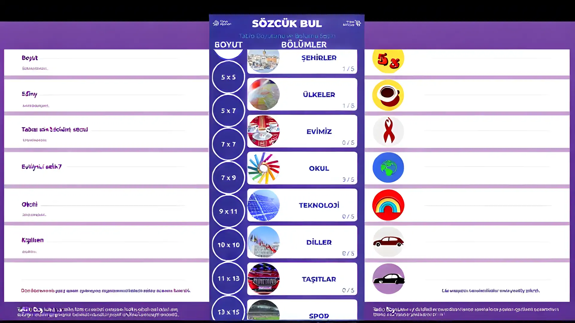 Sözcük Arama