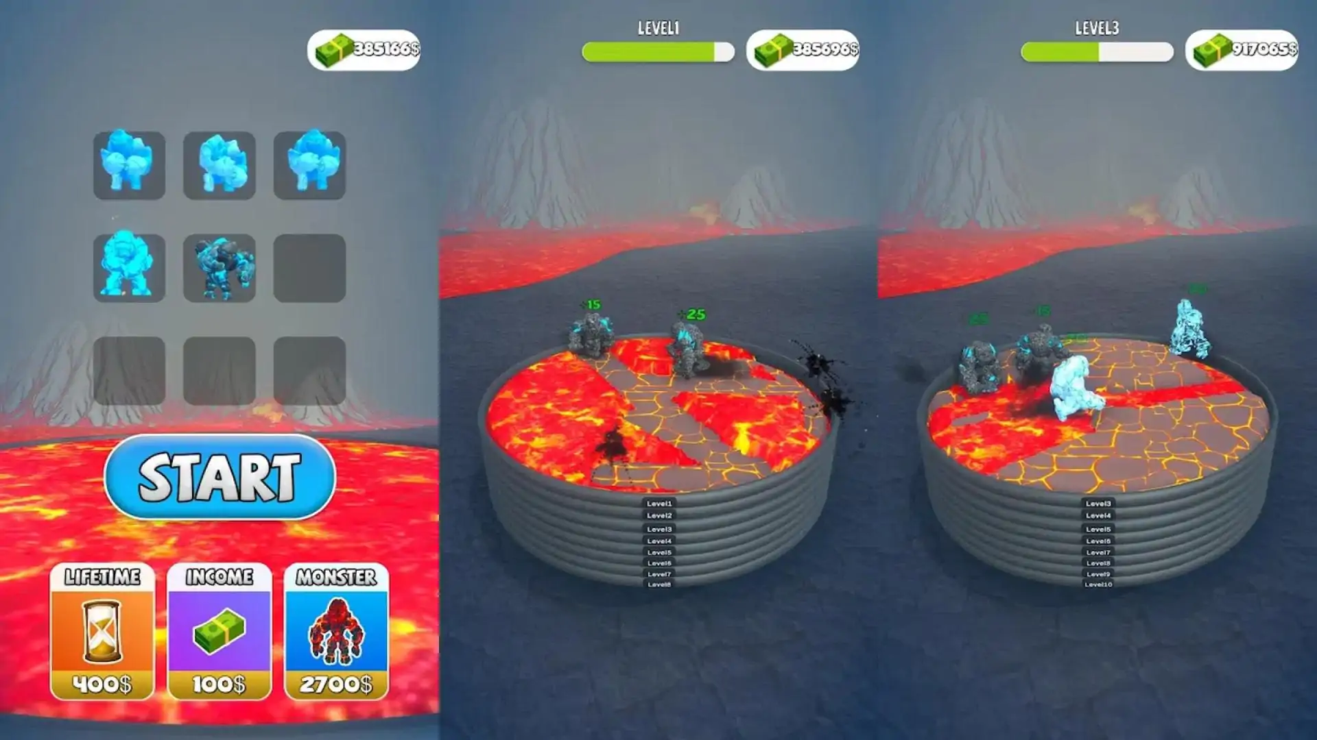 合并大师：融化怪物