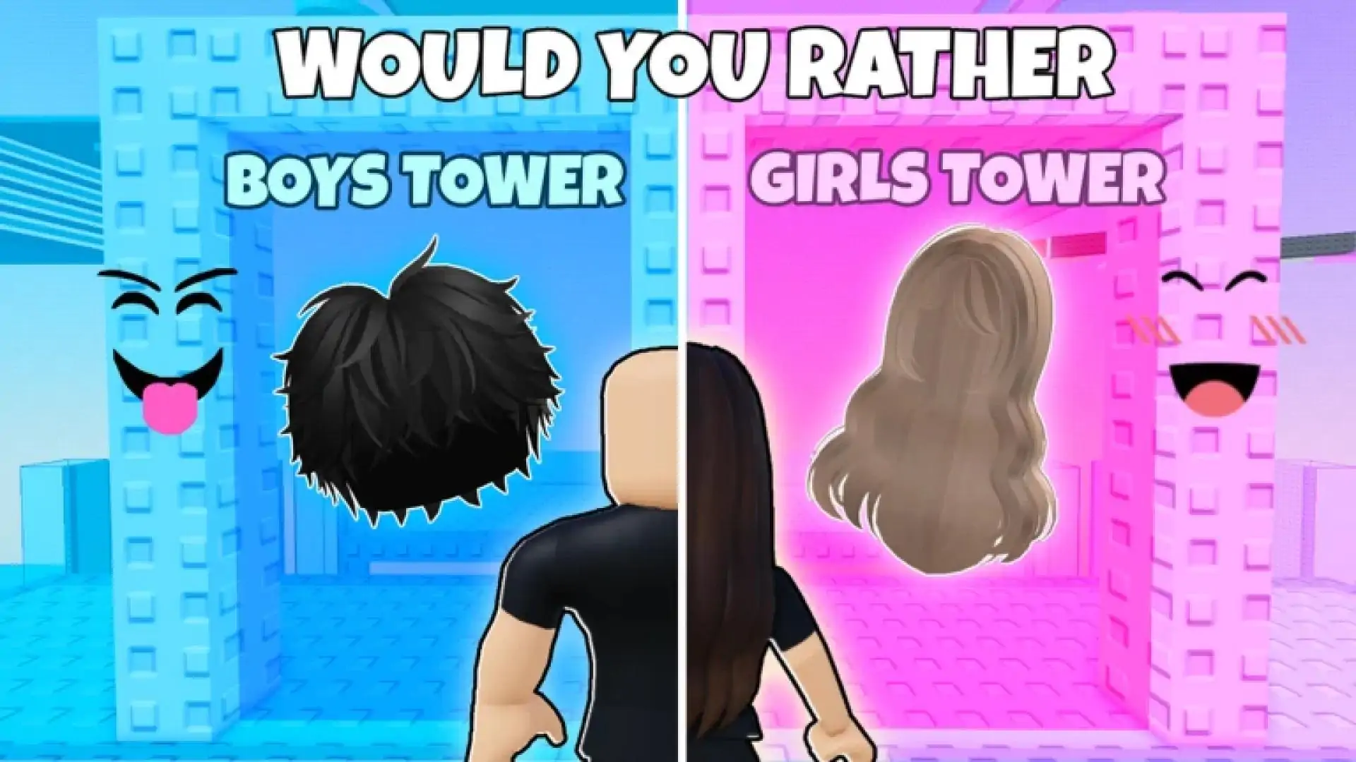 Q版塔（男孩女孩变装塔）（Roblox地图）