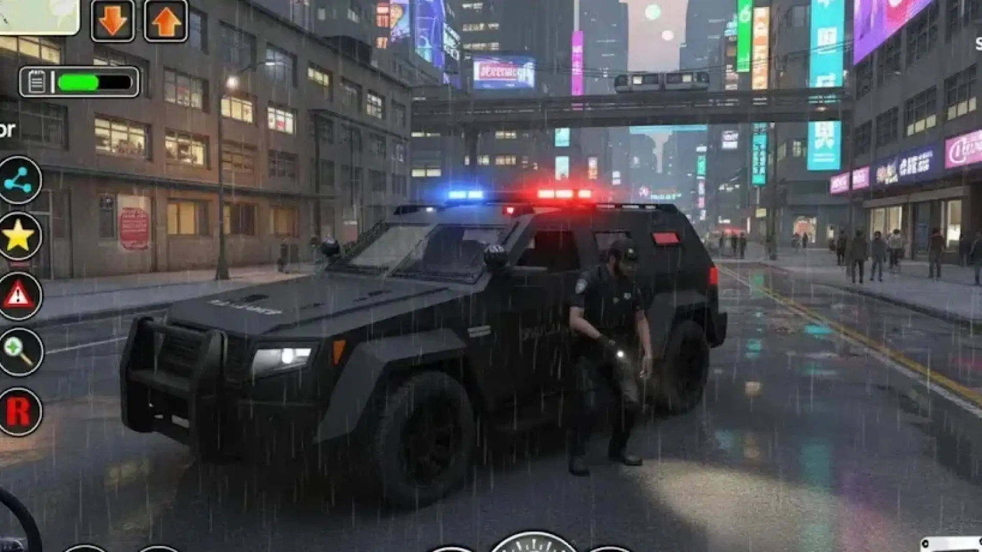 警察任务：城市汽车追逐3D