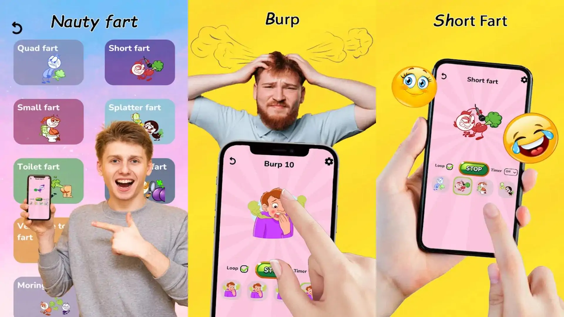 铅笔声音：气喇叭和放屁