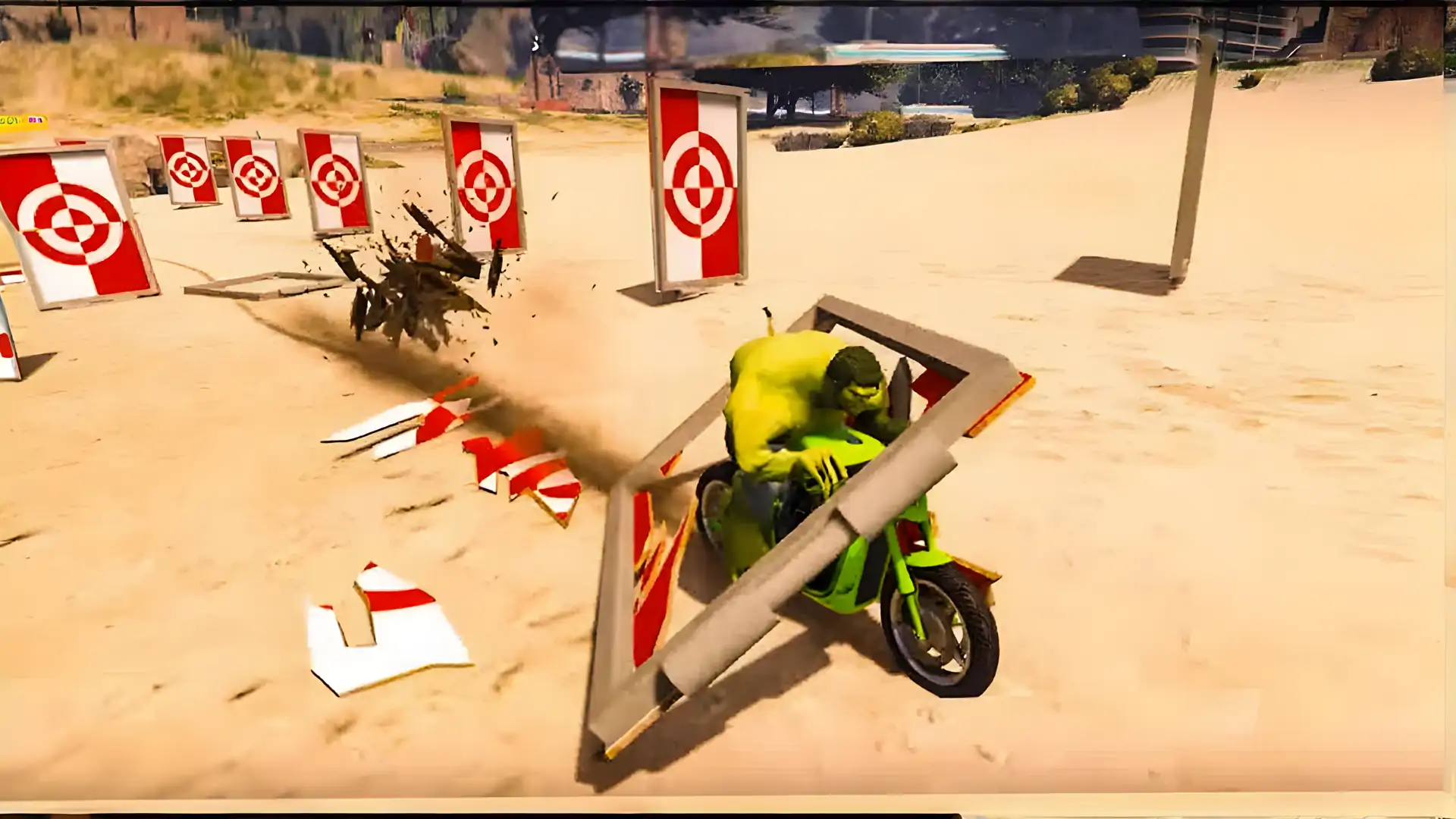 超级英雄自行车特技赛车游戏：BikeRacing3D
