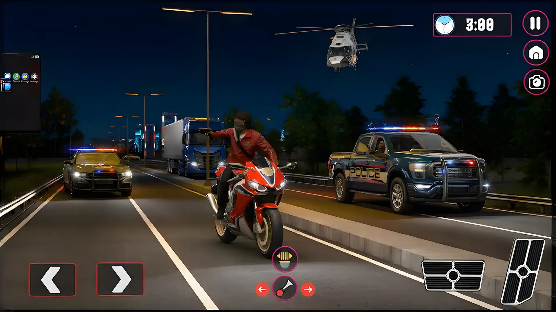 警察警察：汽车追逐游戏3D