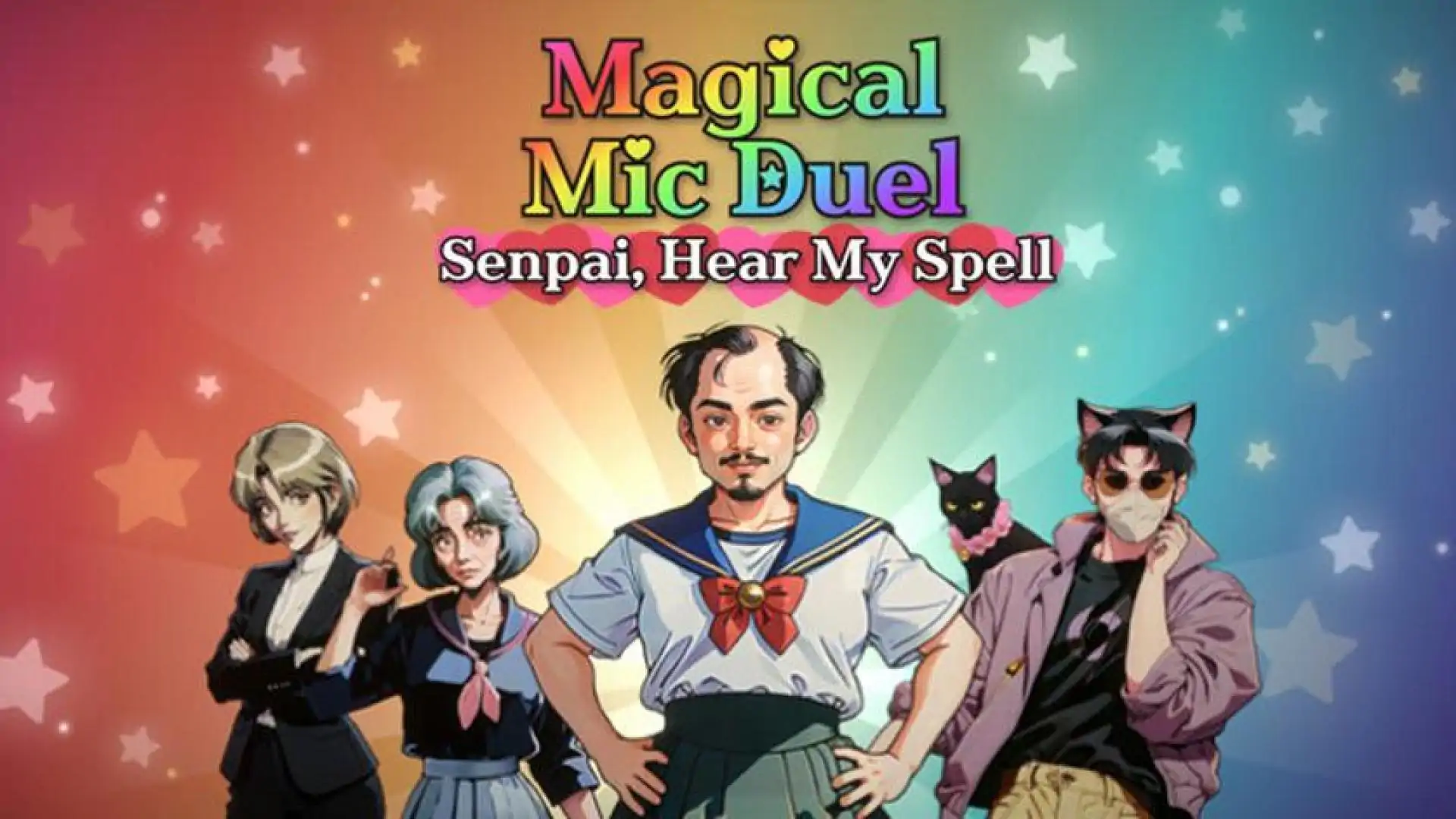 魔法少女萌萌哒伪娘战士扑通扑通噗噗颤动魔力啵啵
