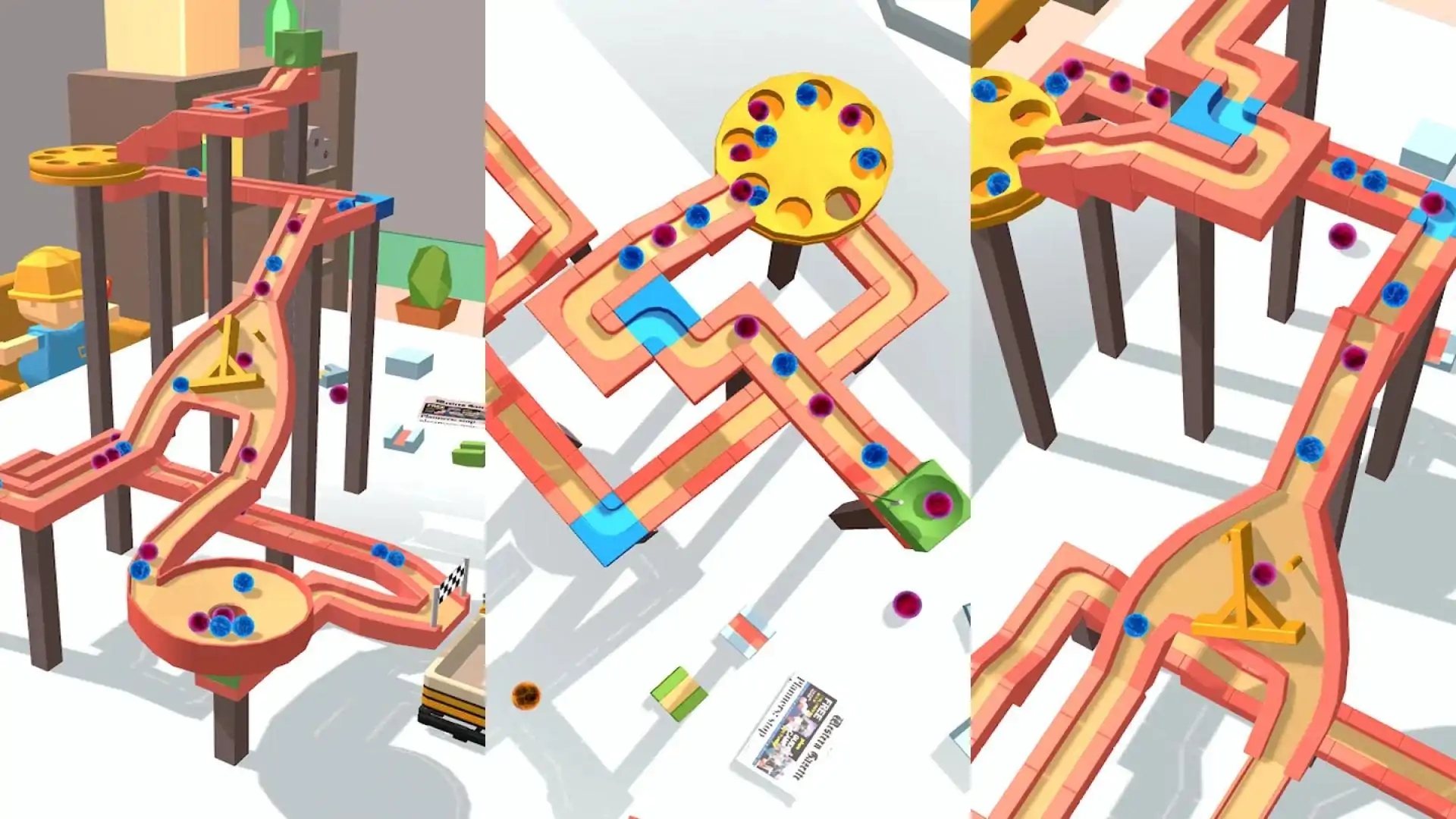 大理石跑步机3D
