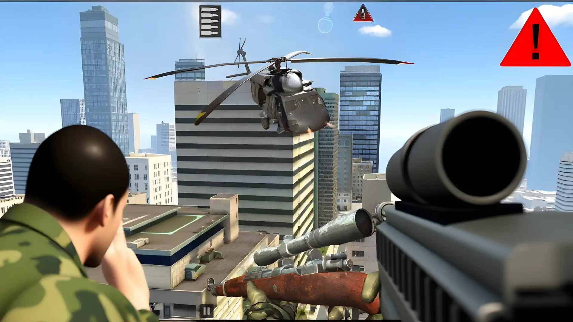 狙击手拍摄3D：枪射击