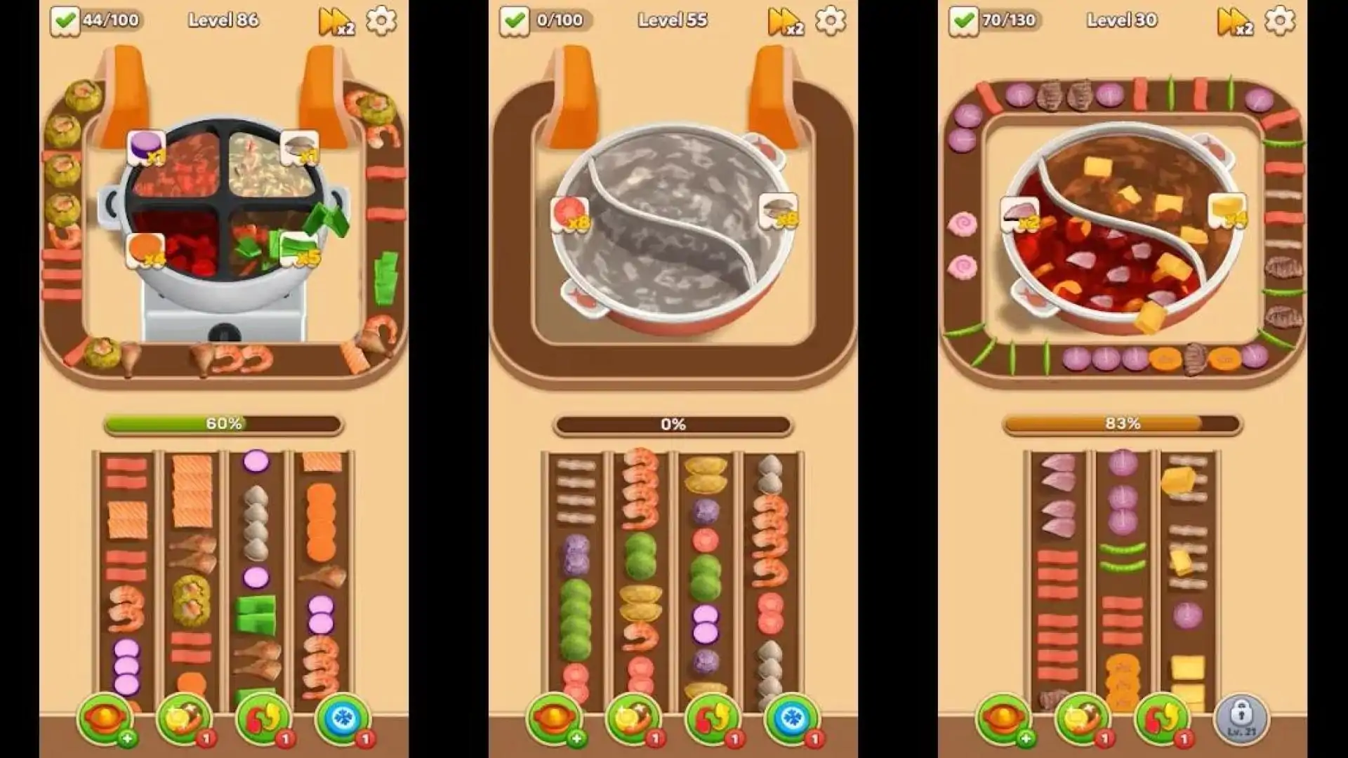 火锅流：美食游戏