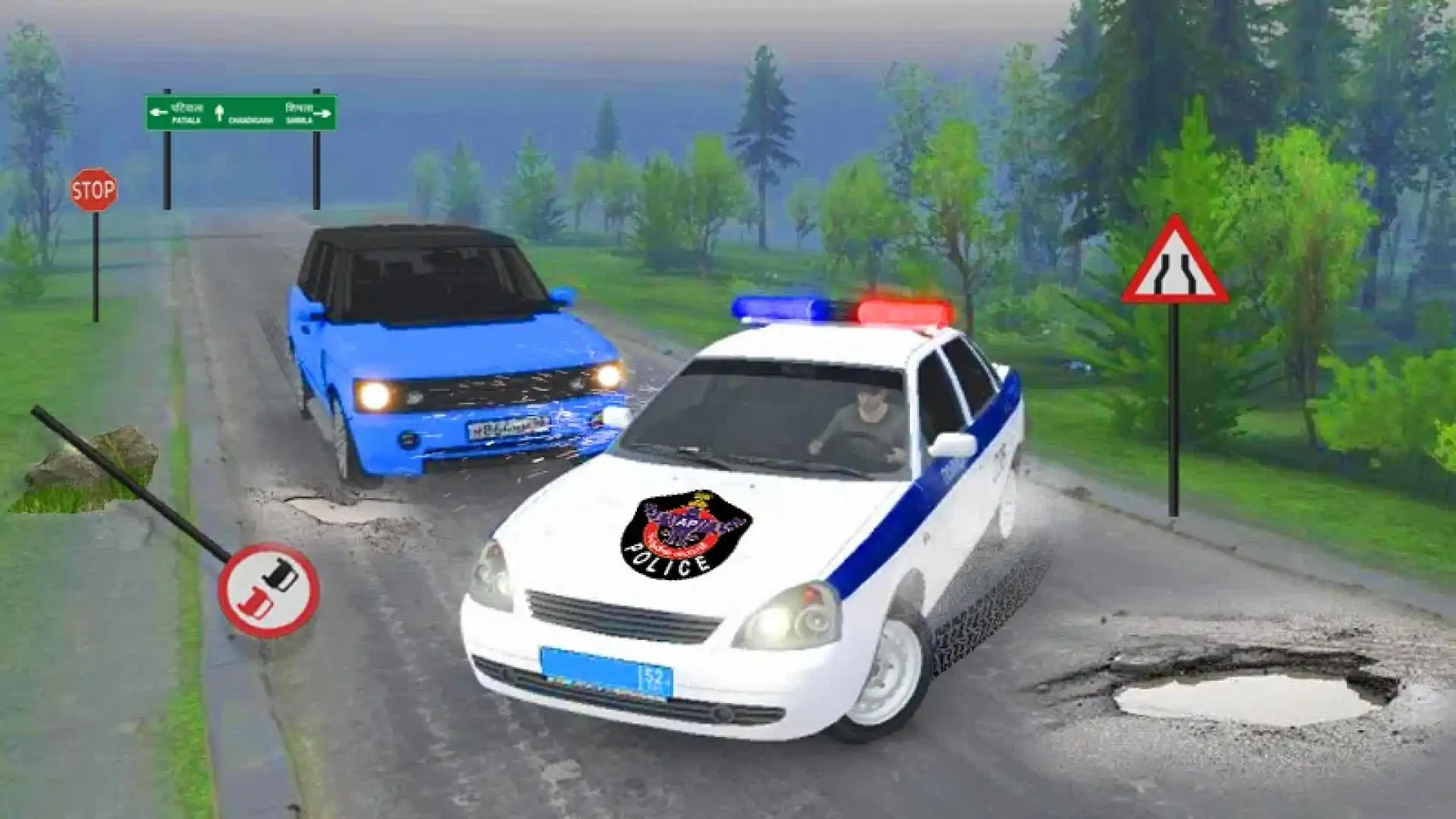 越野警车模拟器3D：新警察游戏