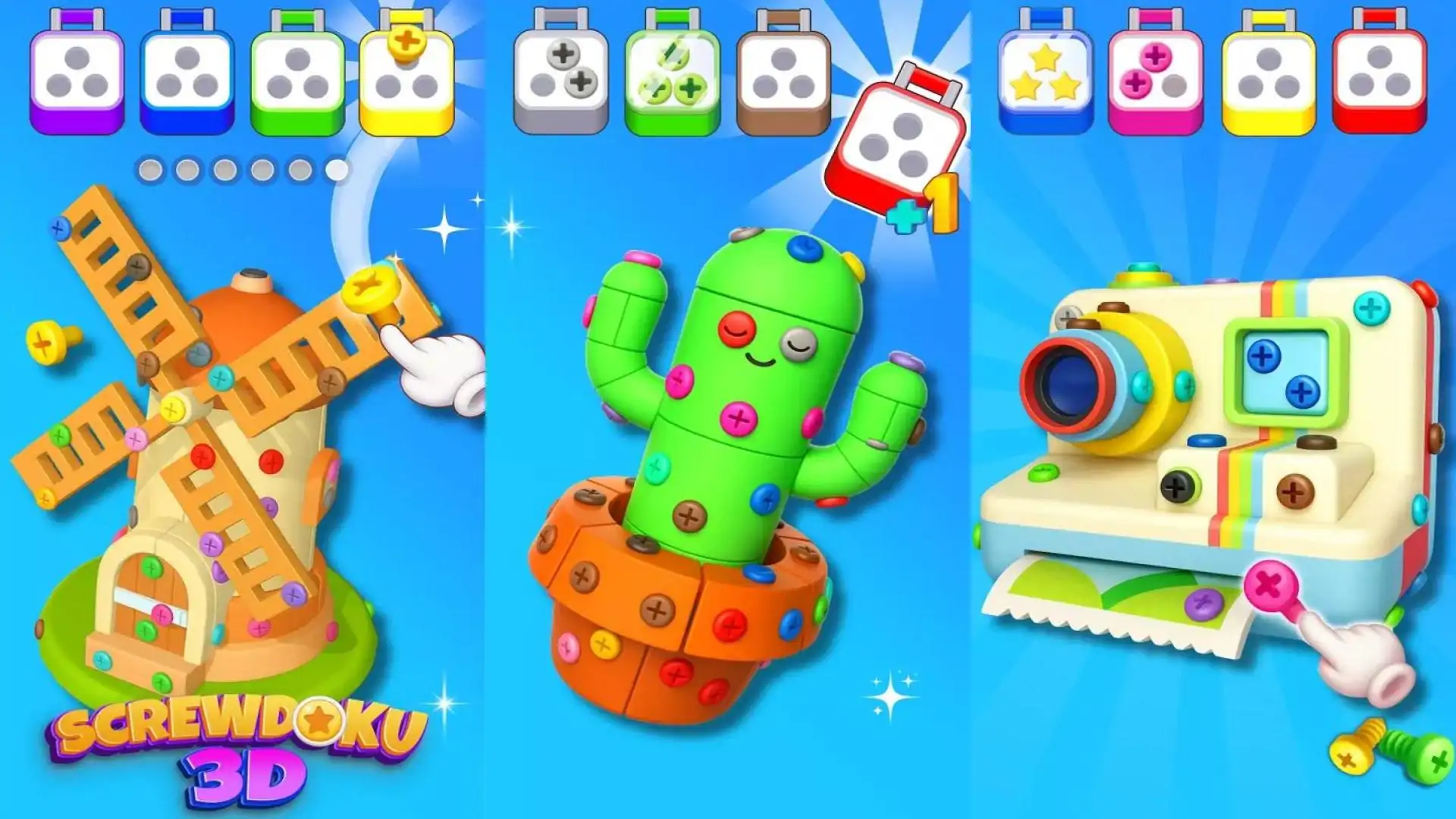 Screwdoku3D-螺丝排序