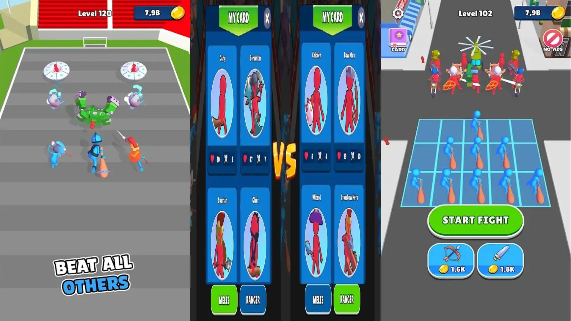 合并火柴人-合并战斗