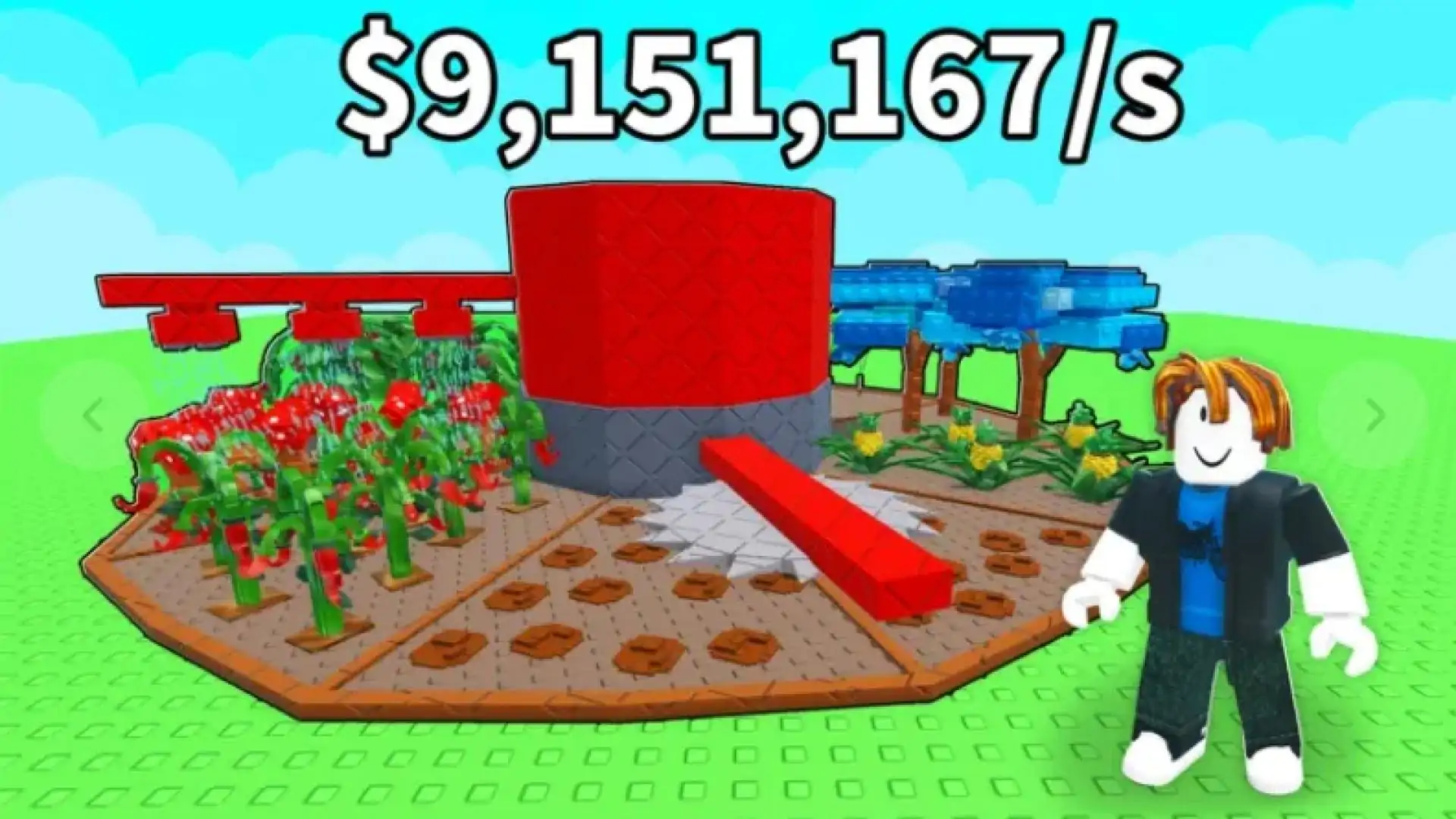 建造一个环形农场（Roblox地图）