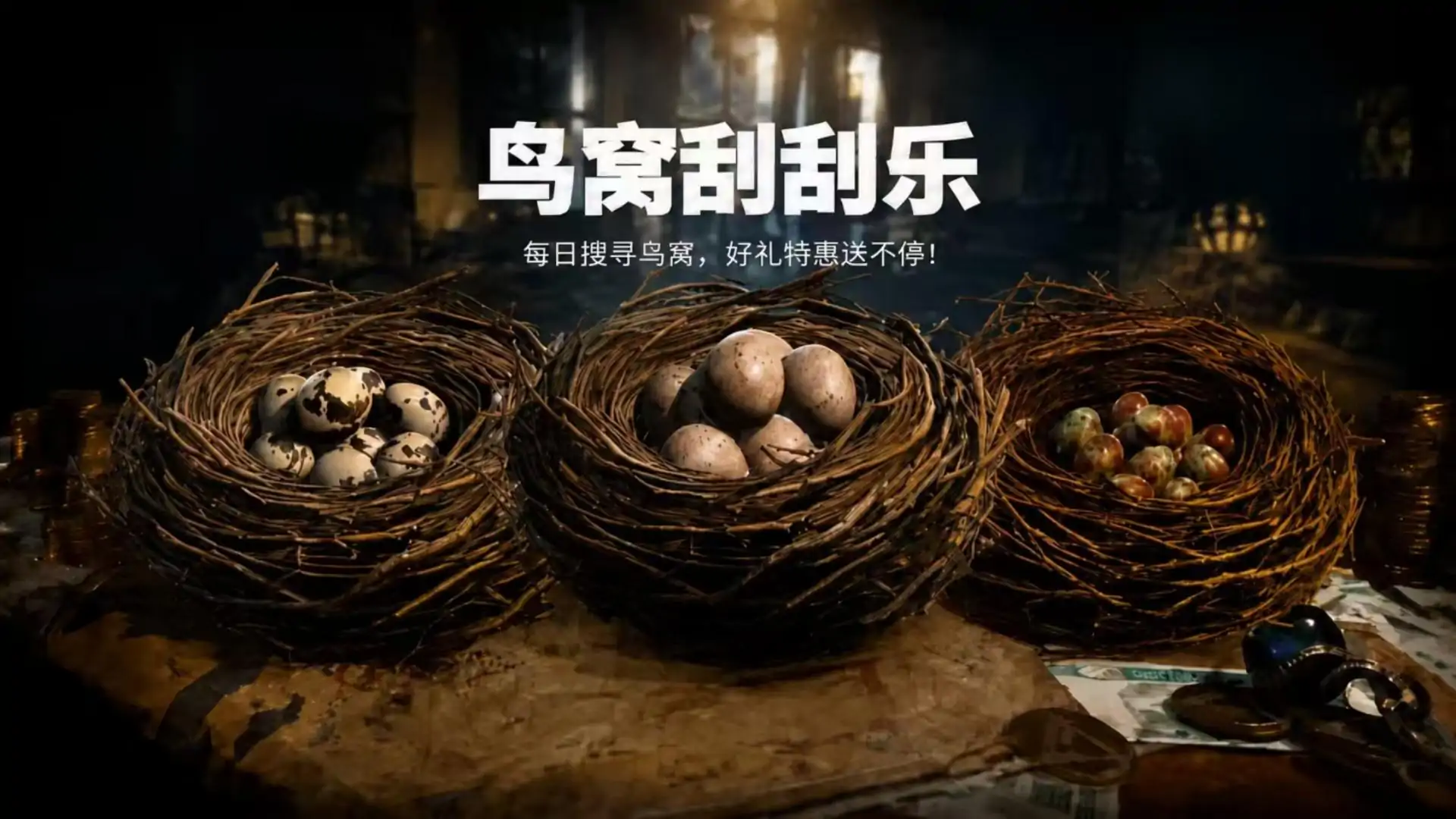 鸟窝刮刮乐（二创）