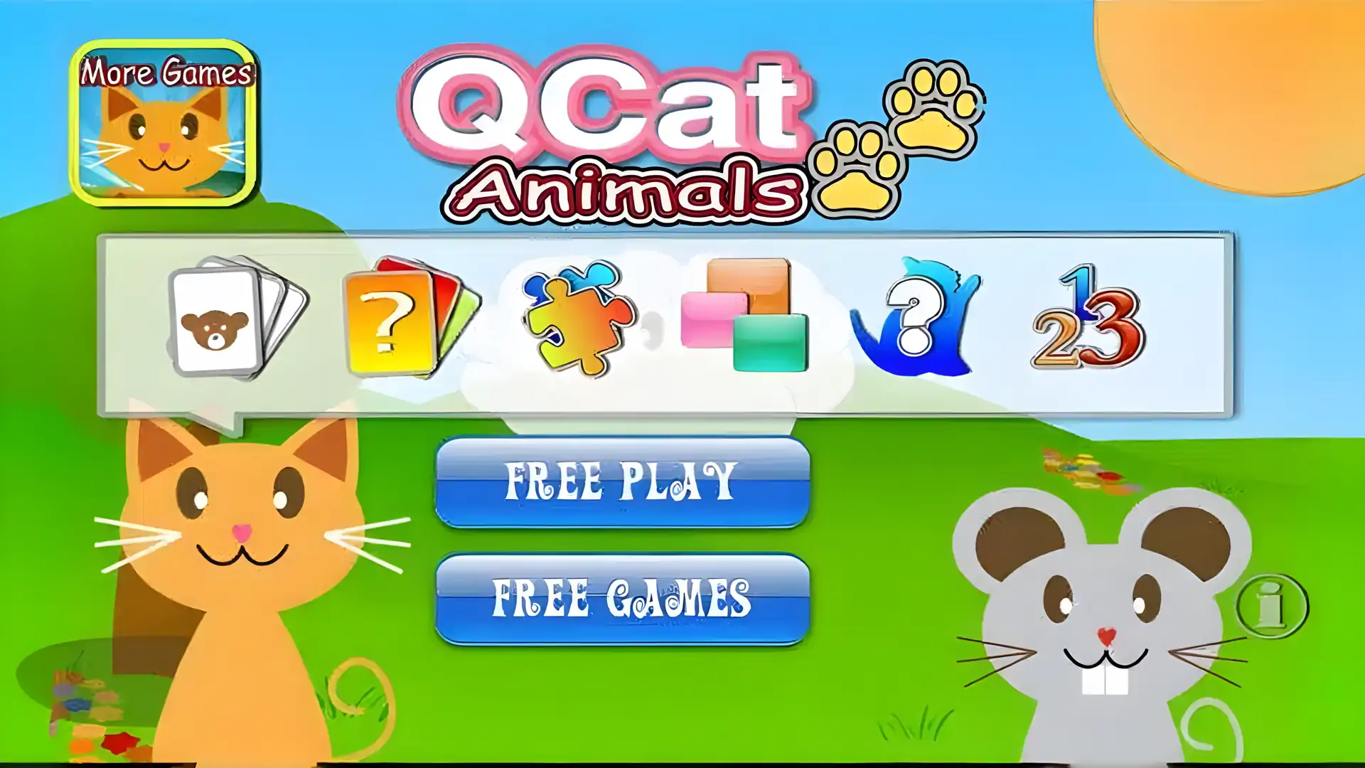 QCat动物8合1游戏