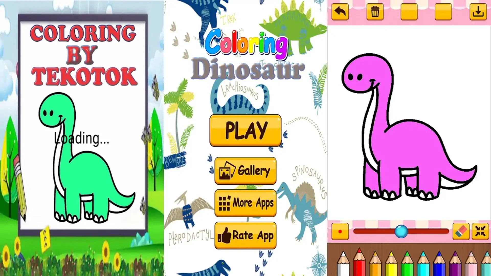 恐龙着色