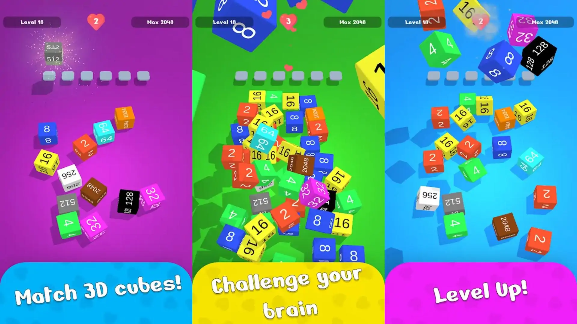 融合比赛3D：2048