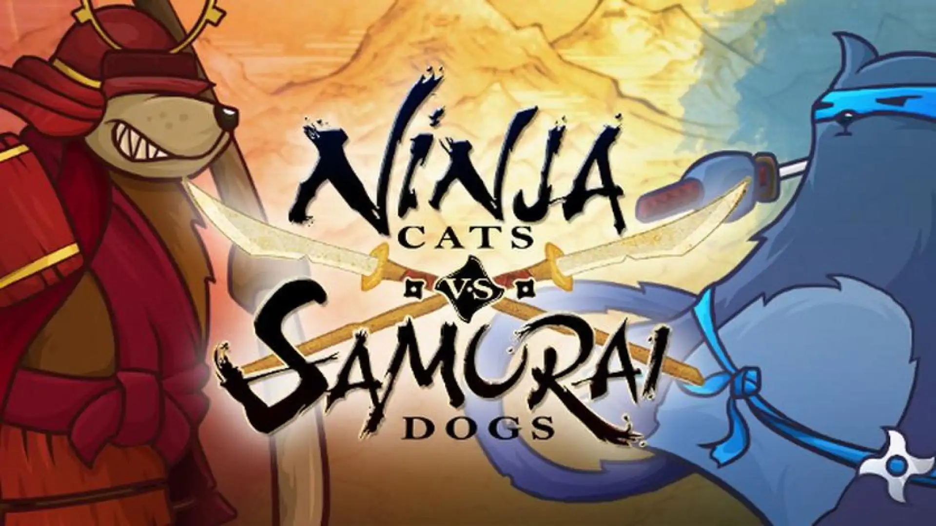 Ninja Cats vs Samurai Dogs