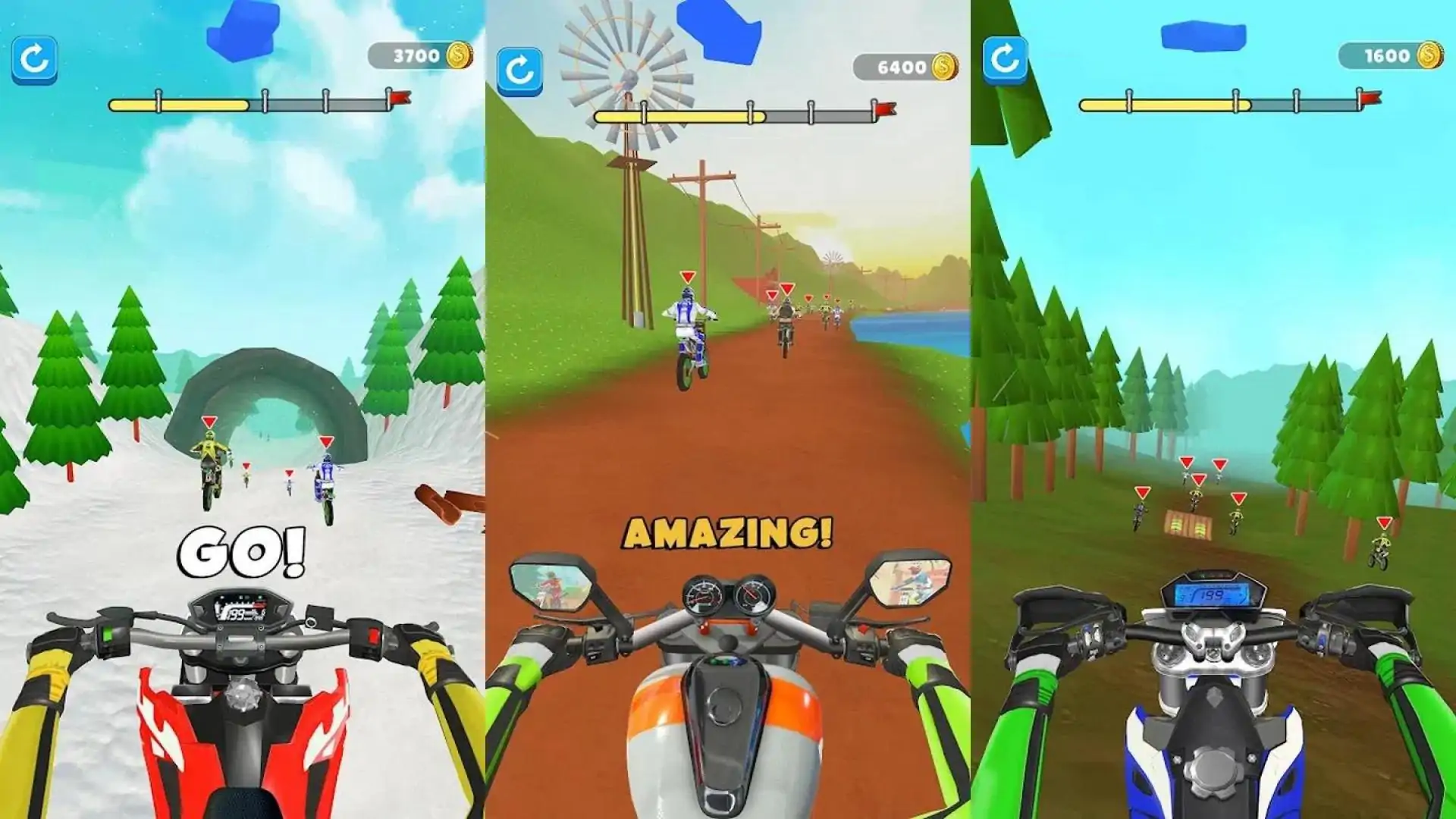 越野车游戏极限骑手DirtBikeGamesRide