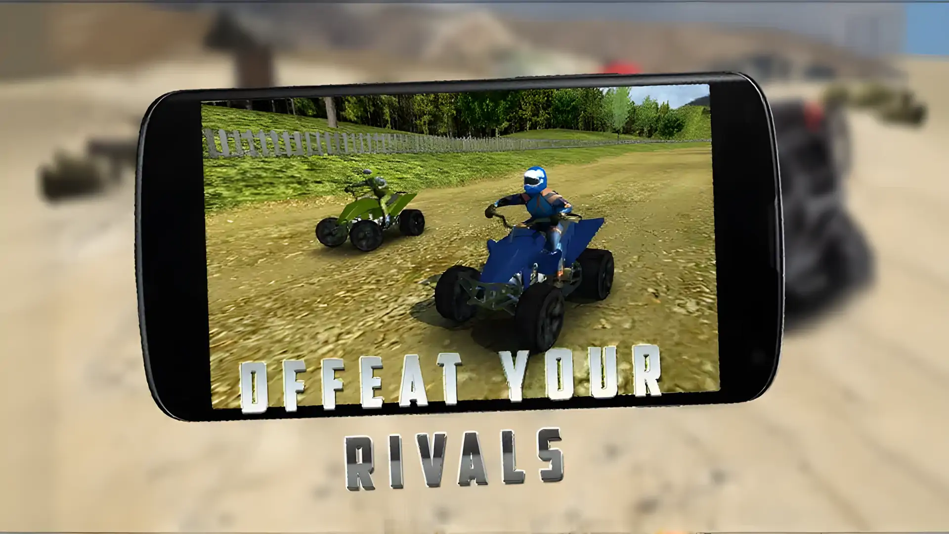 ATV越野四轮摩托4x4特技赛车模拟器3D