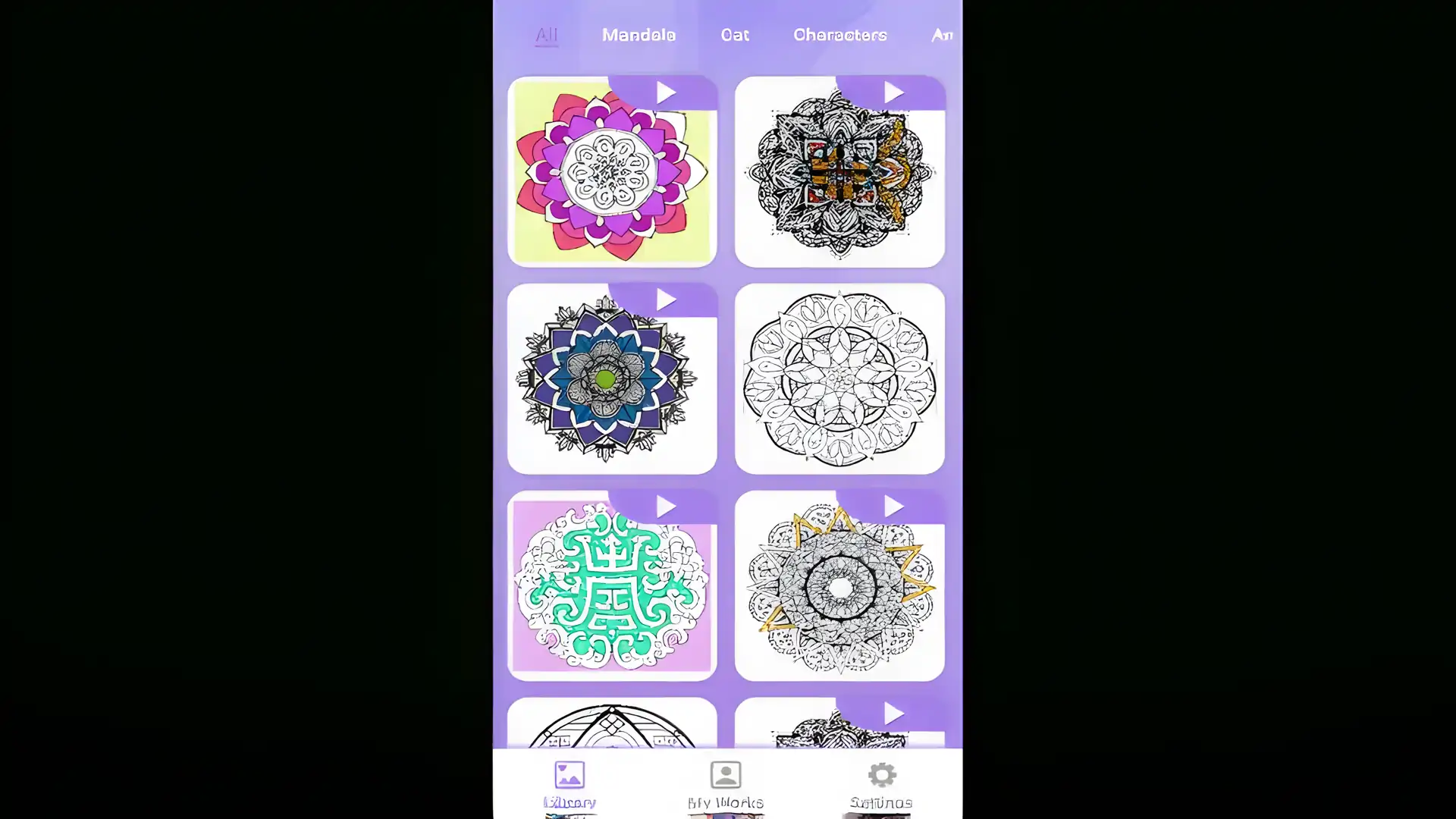 曼陀罗魔法：按数字填色