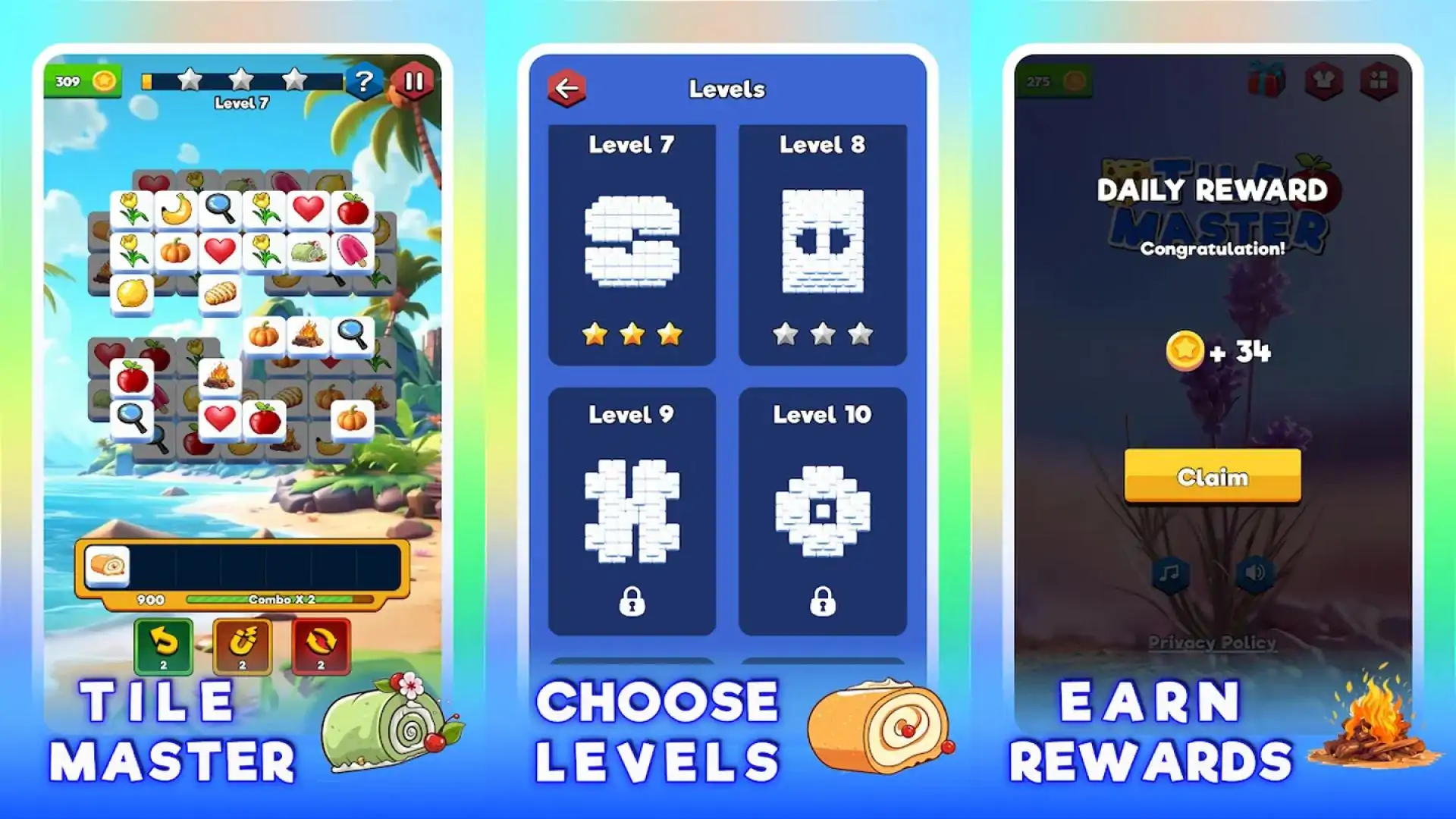 方块爱消除-Match3Tiles