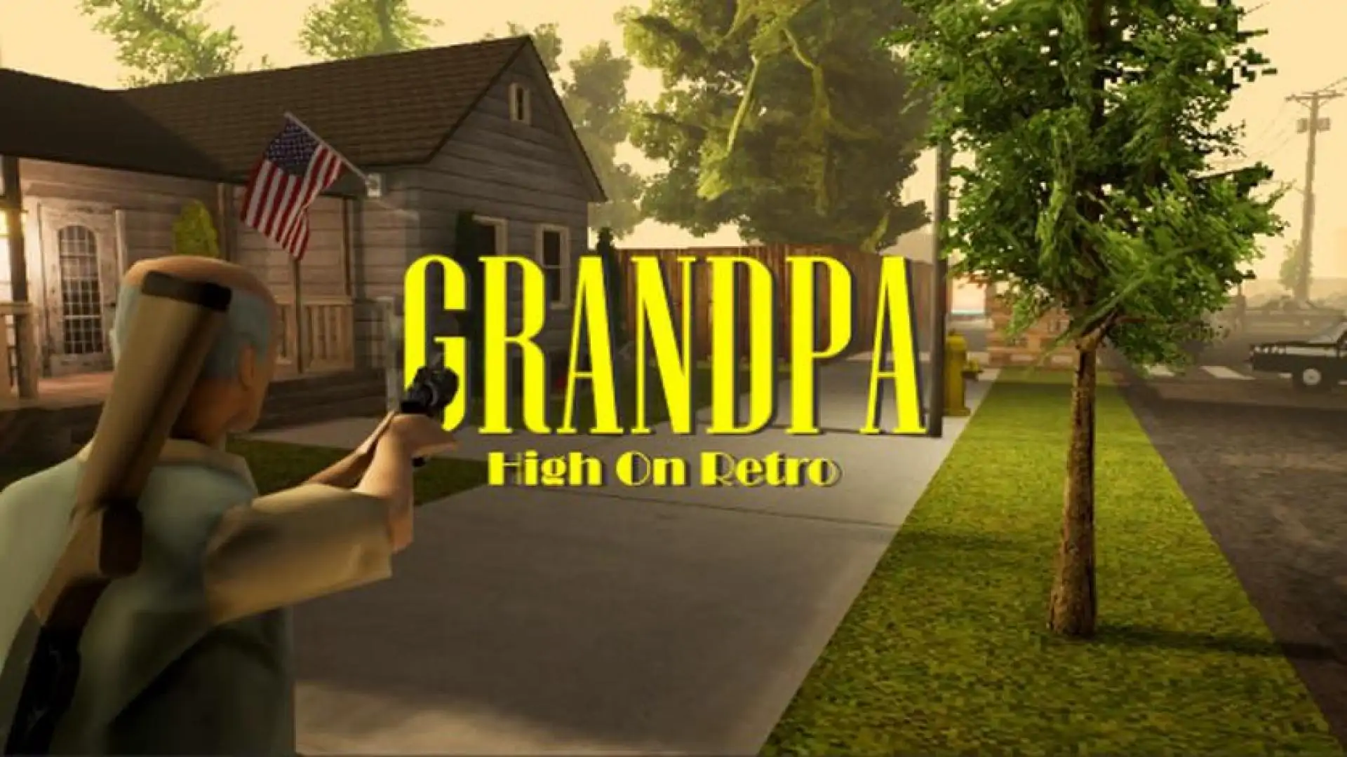 Grandpa High on Retro
