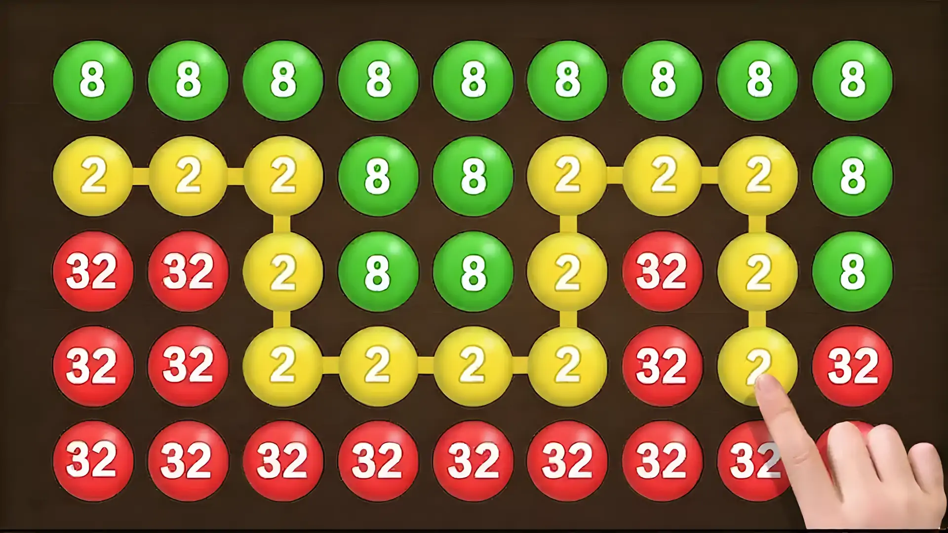 数字泡泡合并-经典的数字游戏