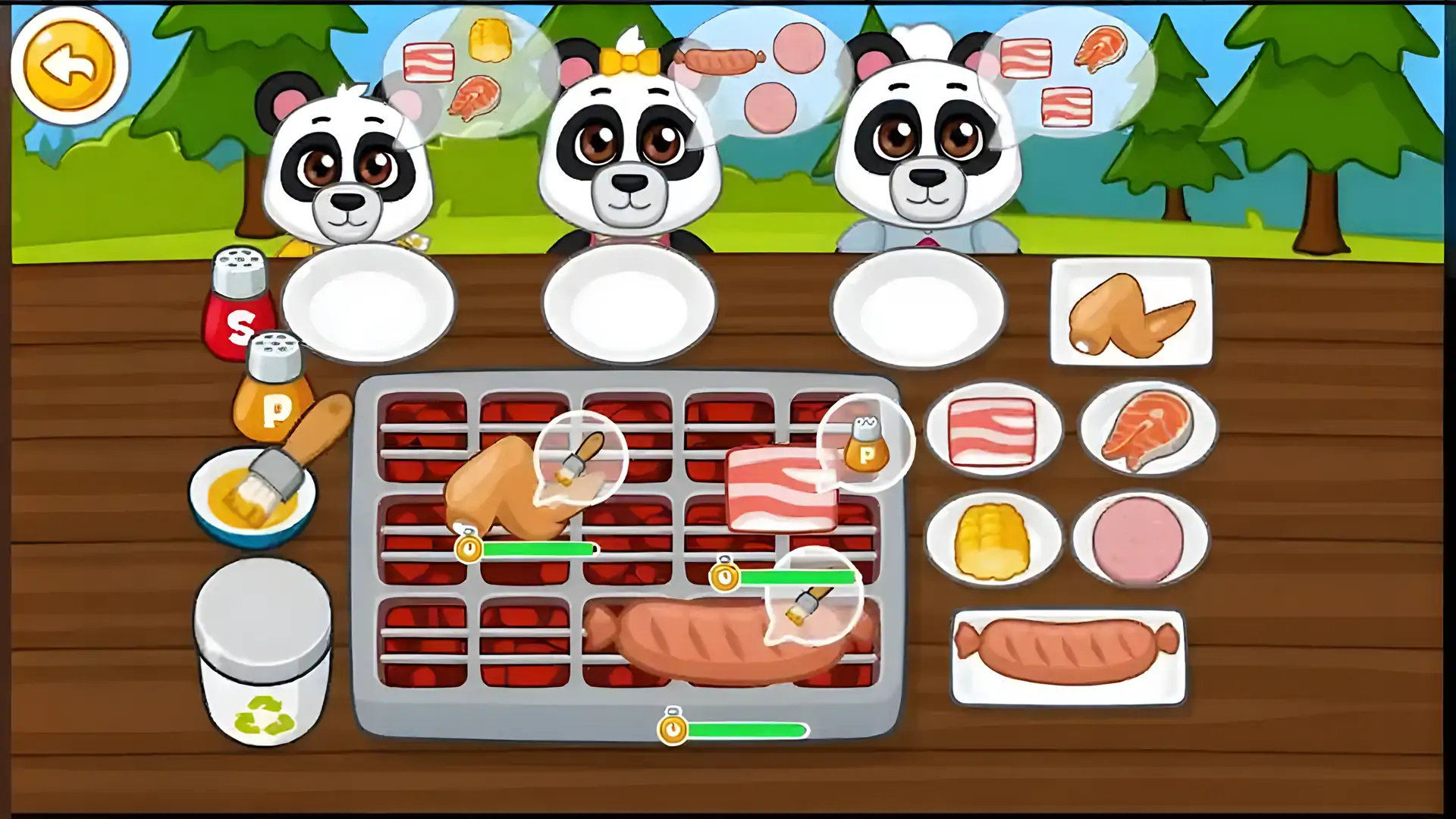 孩子们露营
