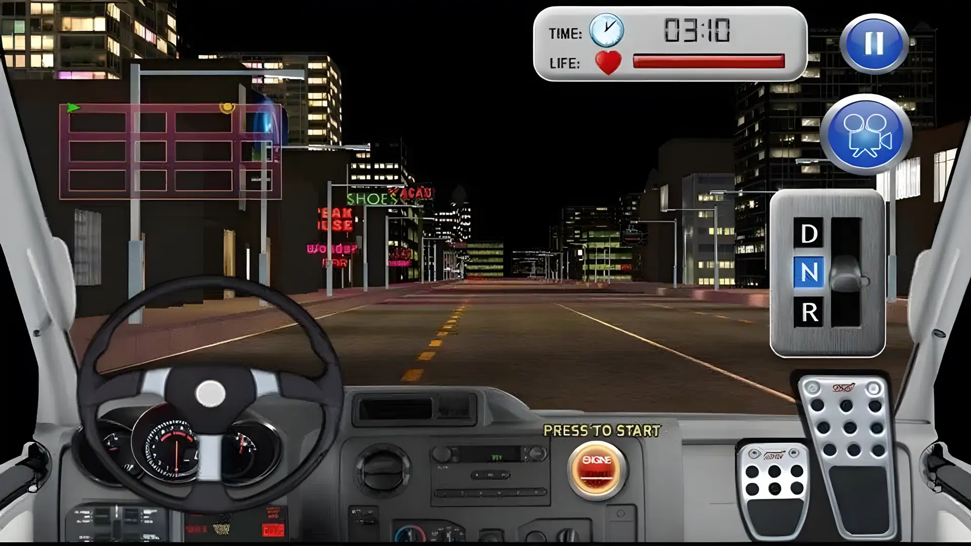 救护车运输停车3D