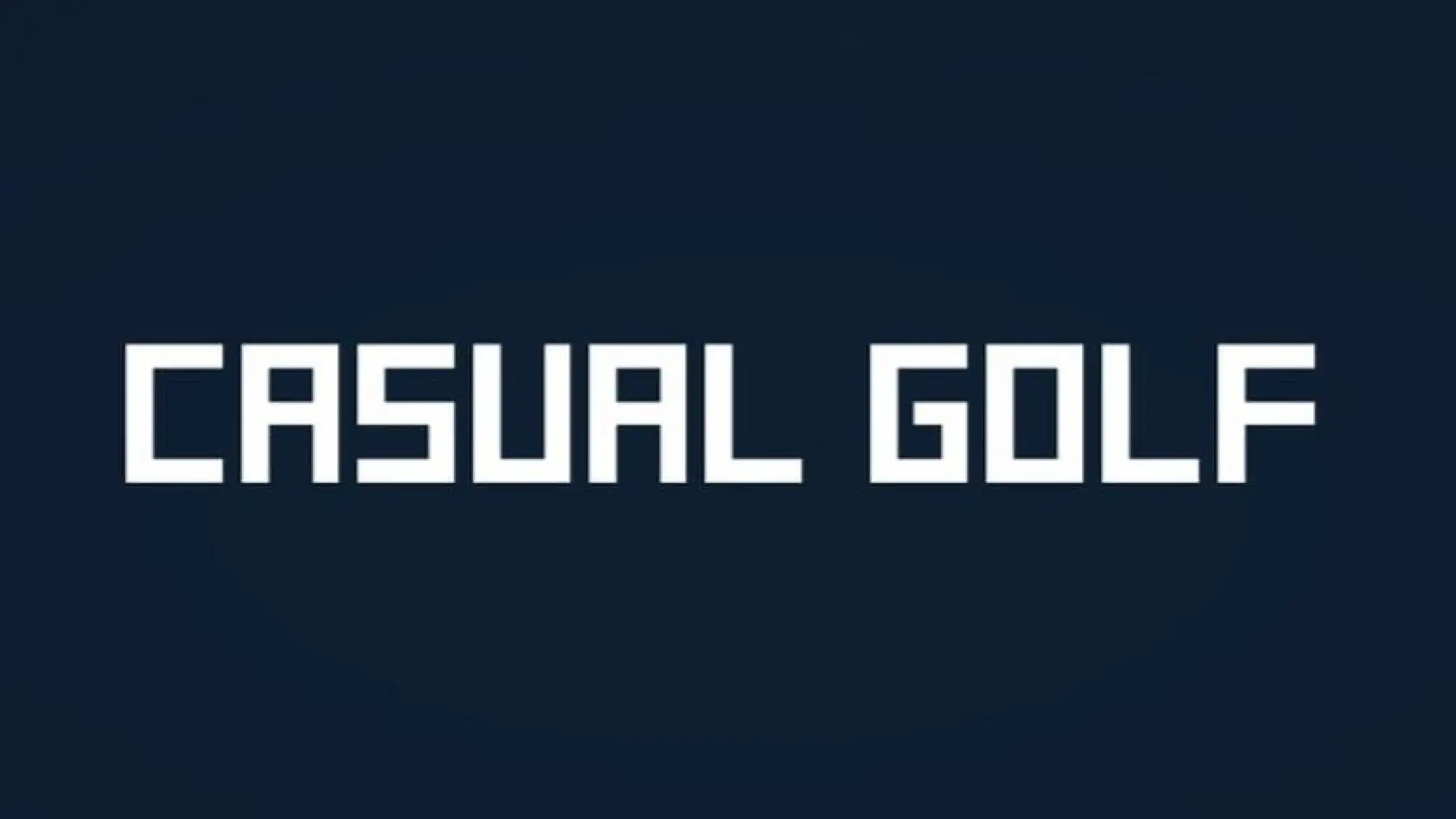 Casual Golf
