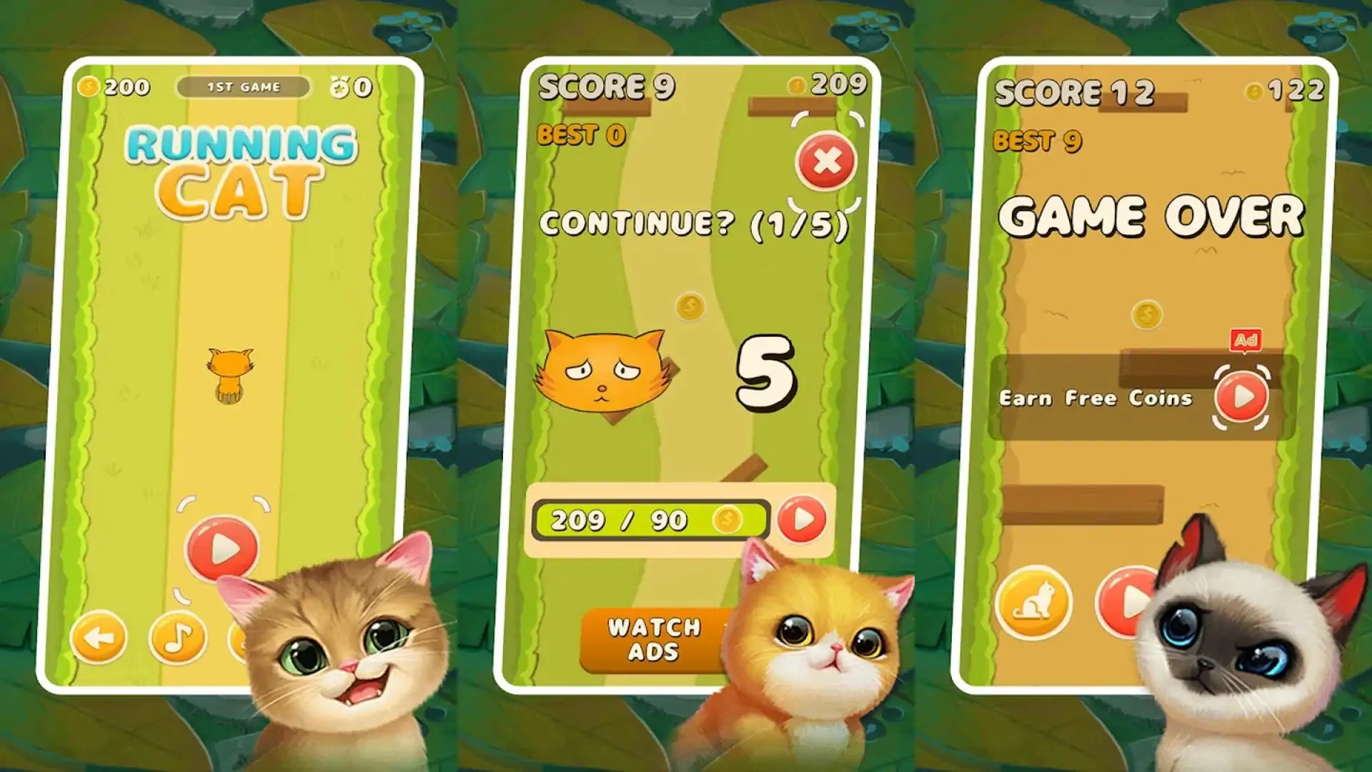 小猫跑游戏