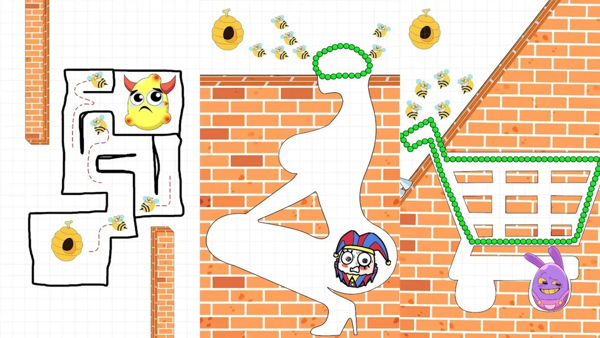 1画线：保存鸡蛋