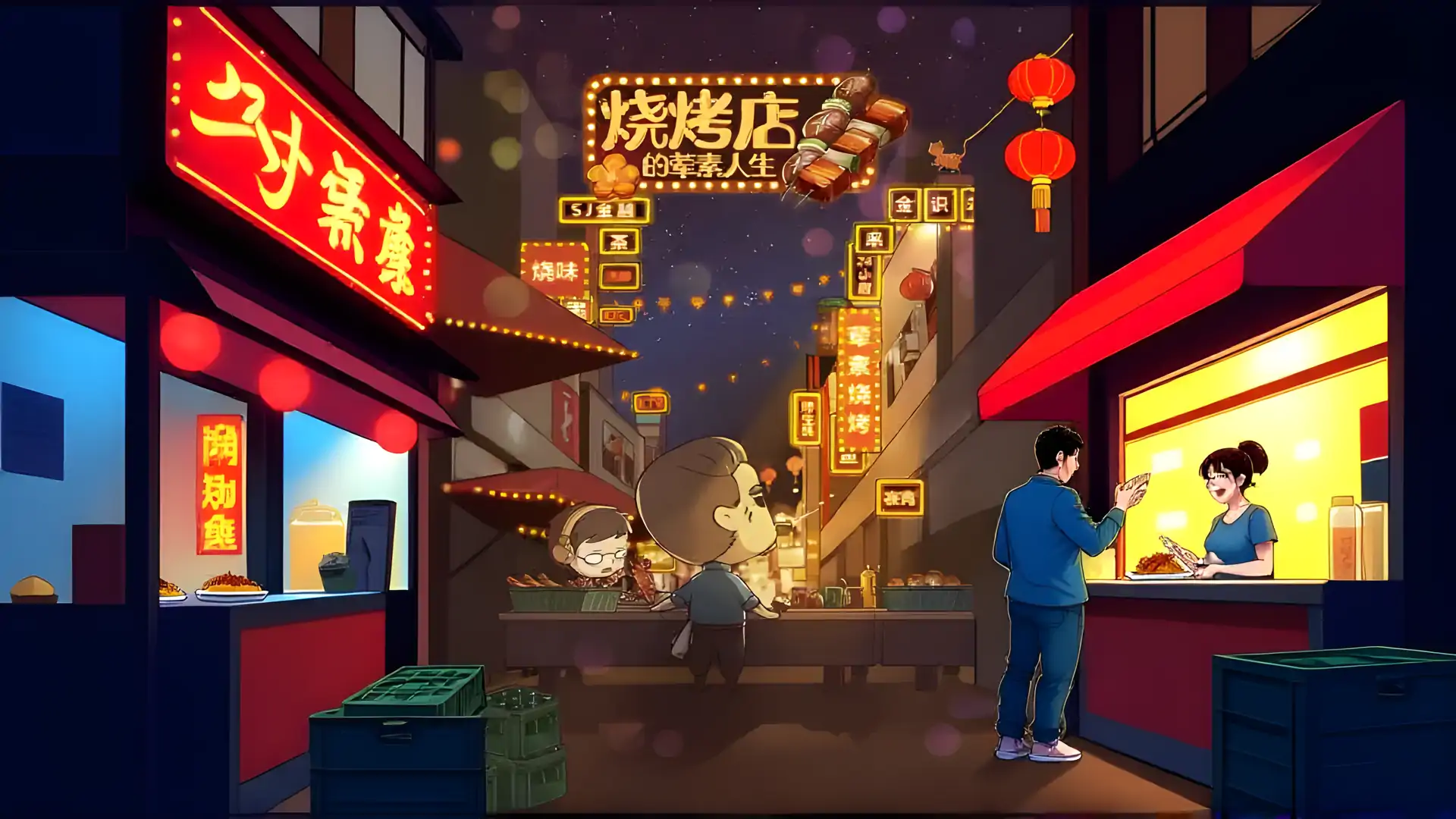 烧烤店的荤素人生