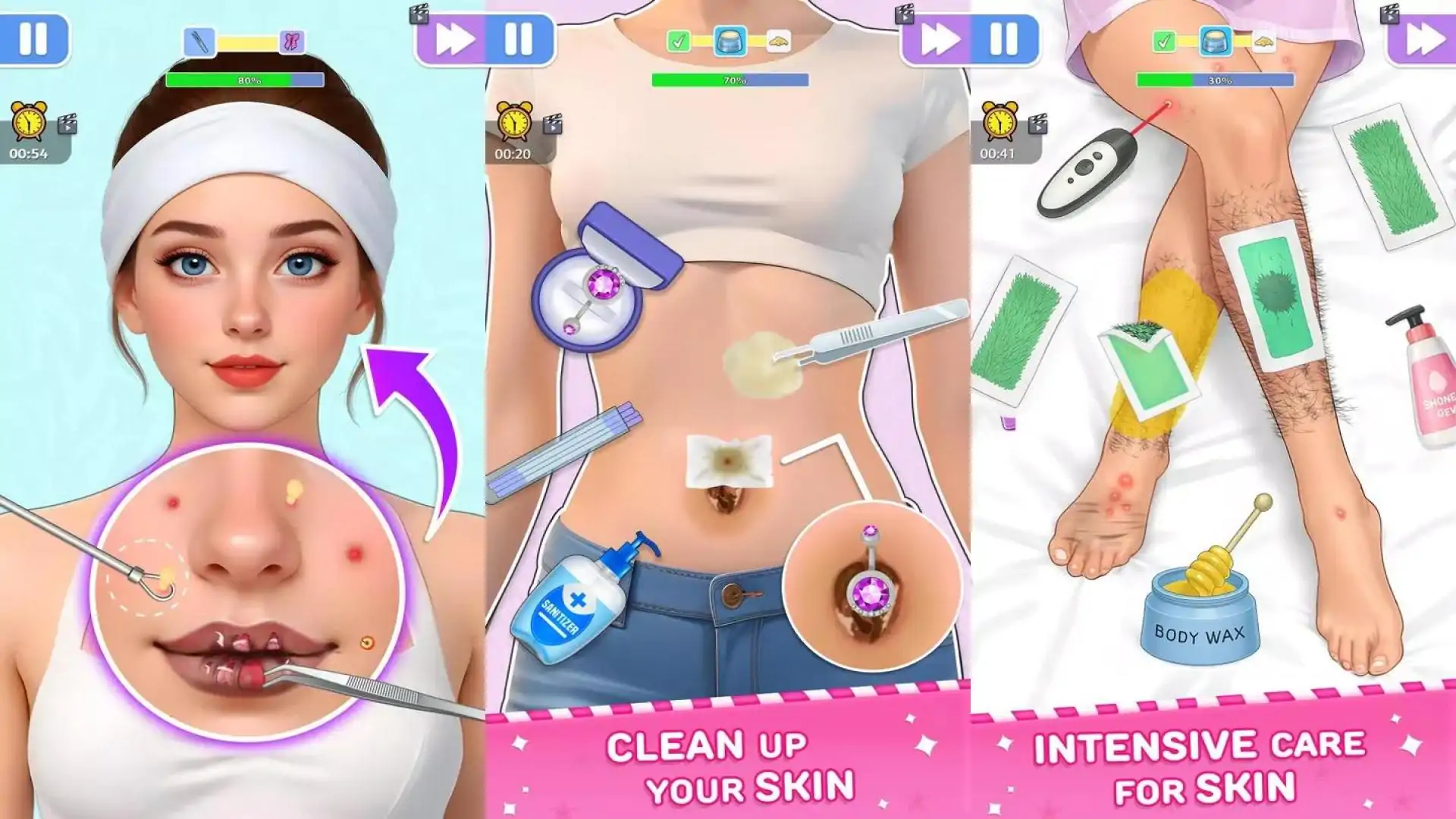 ASMR护肤改造游戏