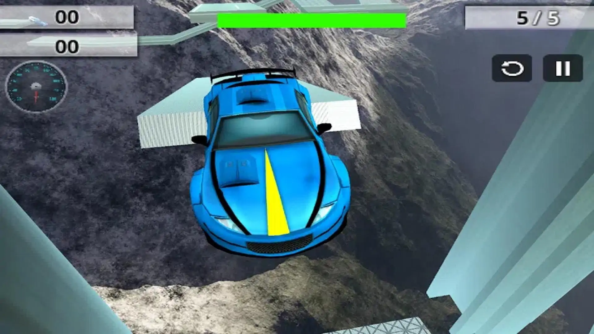 不可能的特技车行驶轨道3D