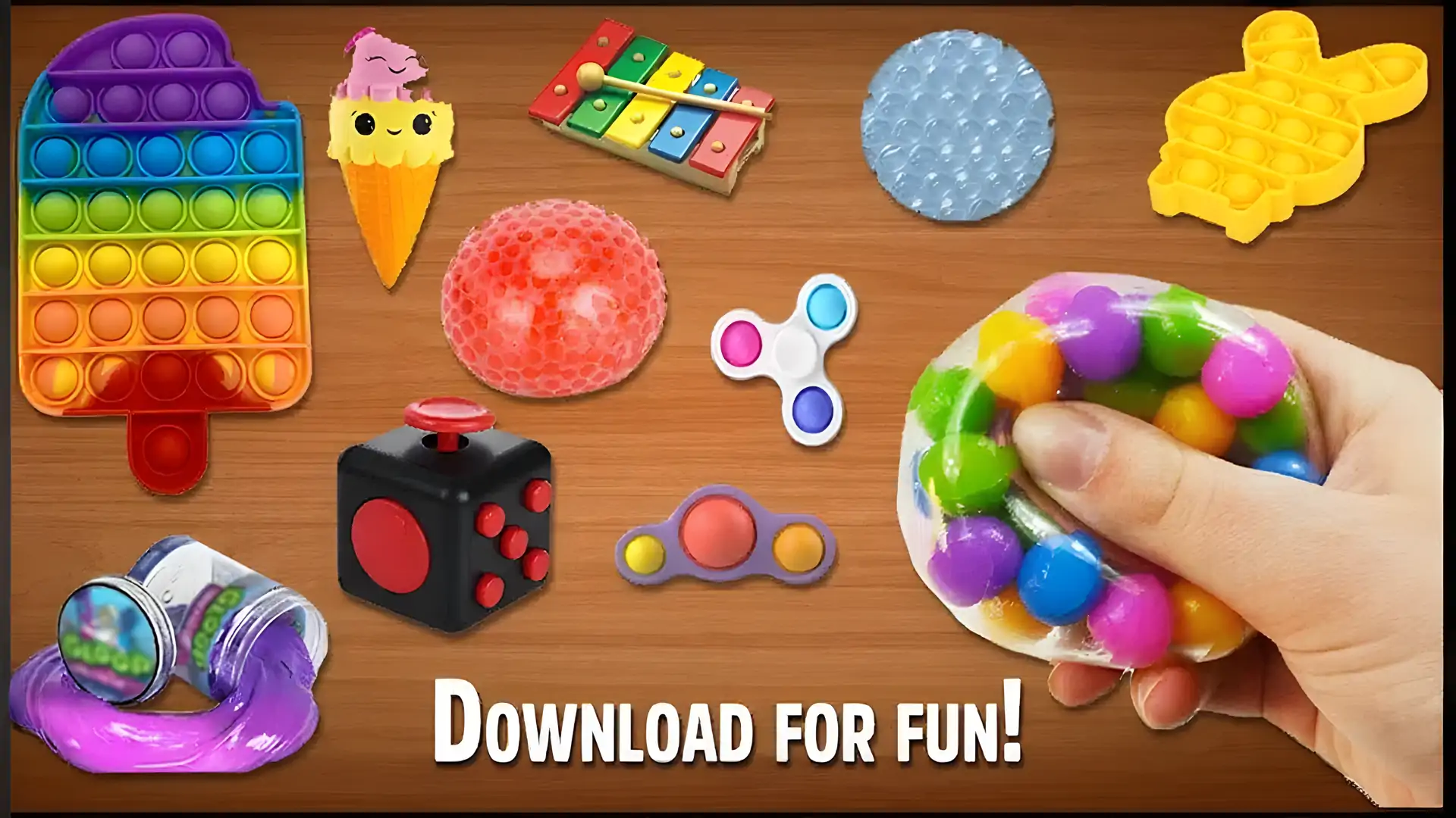 PopIt3D：FidgetAntistress