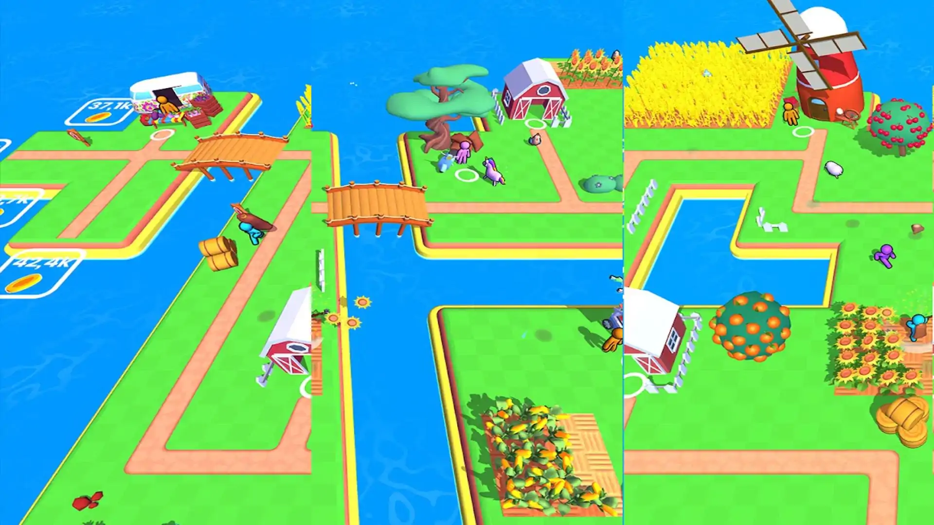 农田幸福的农场生活