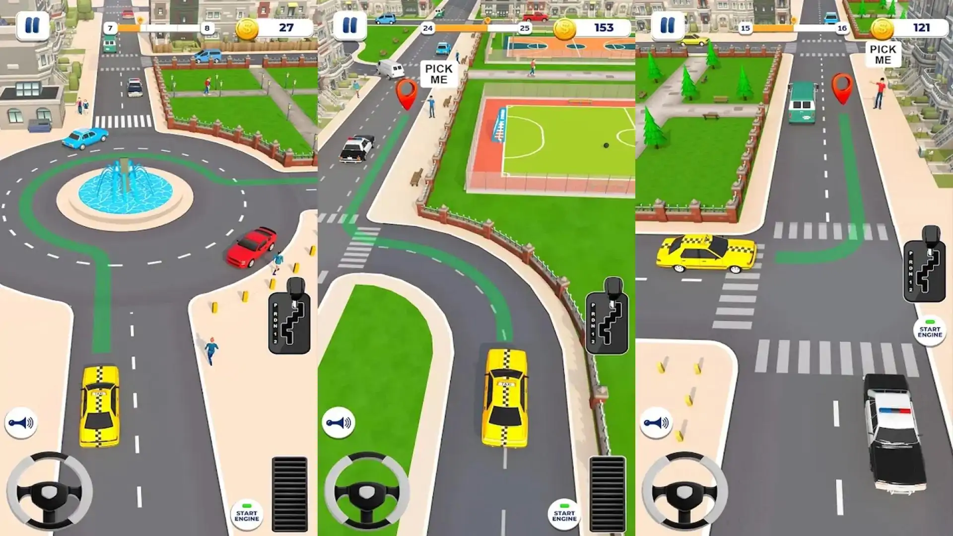 出租车游戏3d–送货游戏PickPassenger
