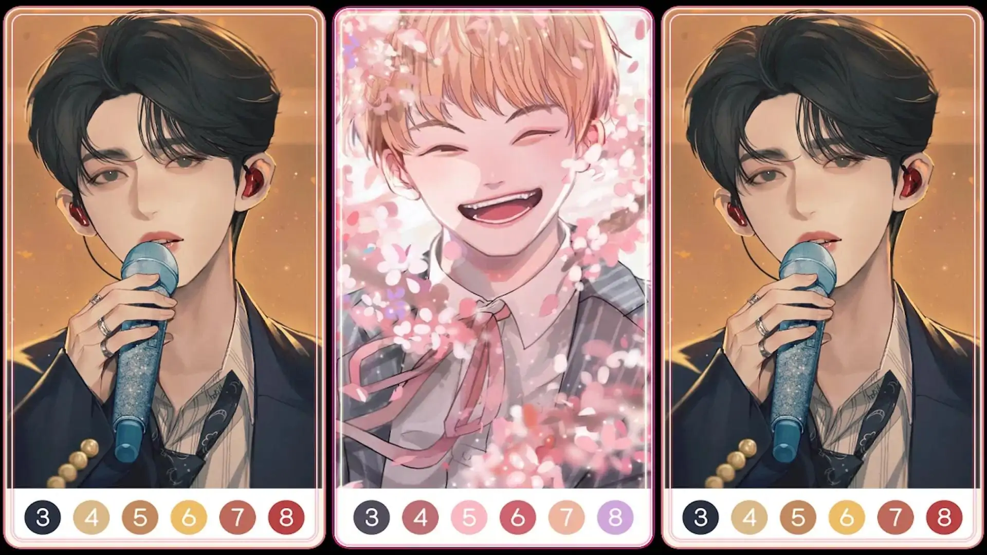 十七个数字绘画