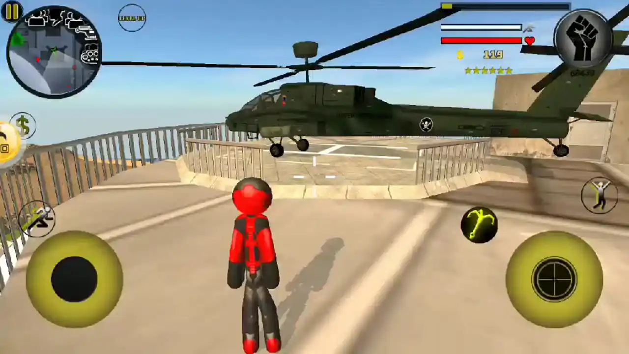 火柴人绳索英雄