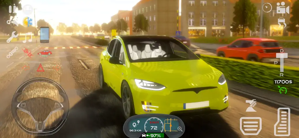 真实3D电动汽车模拟器