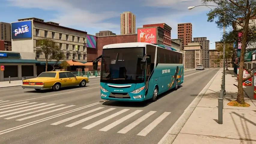 现代巴士模拟器游戏3D