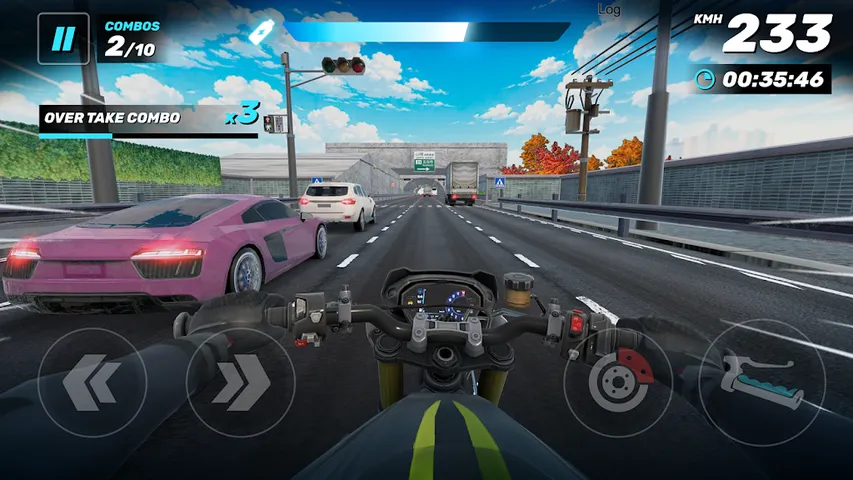 公路摩托冲刺