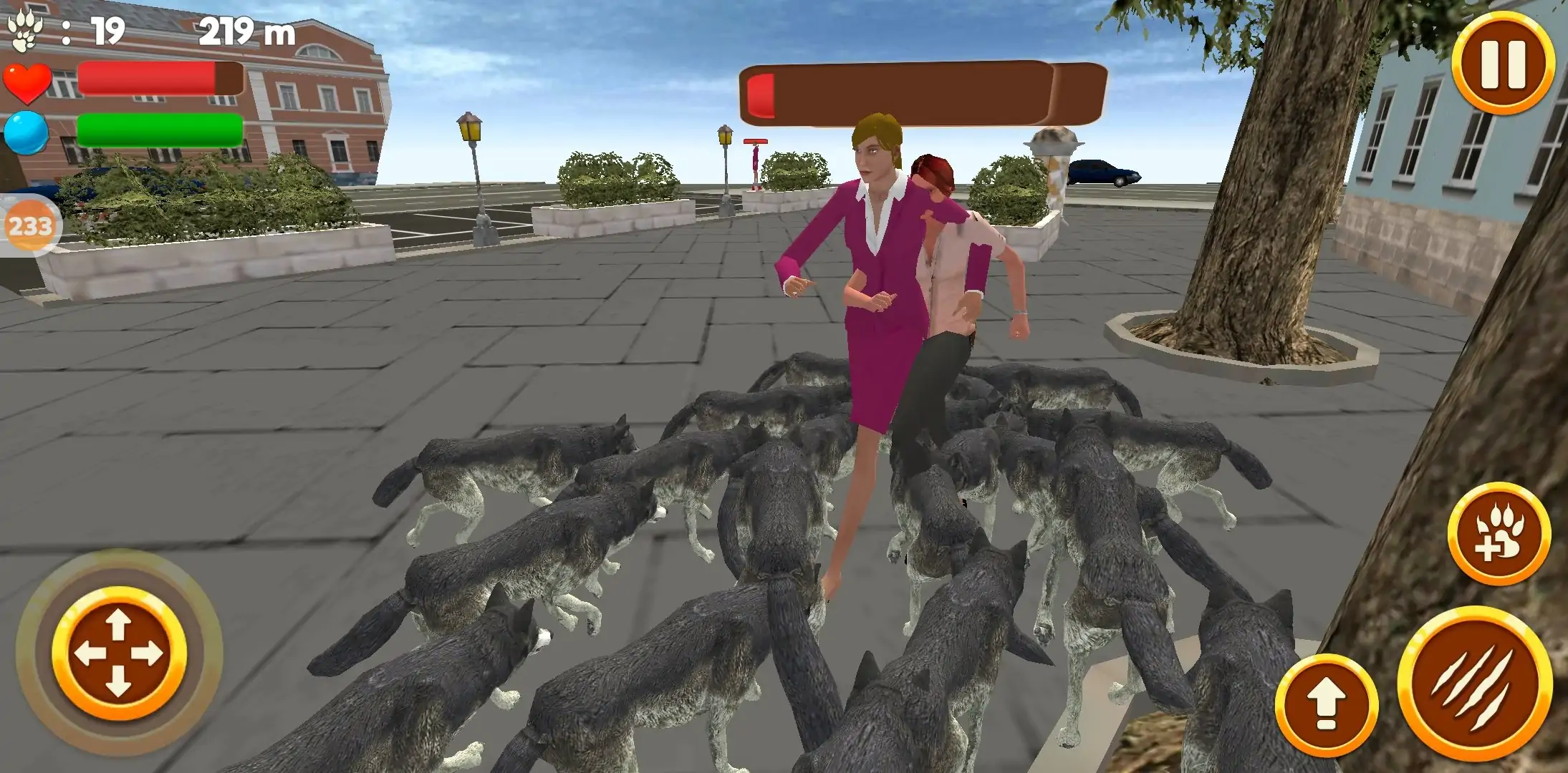 愤怒的狼城进攻模拟