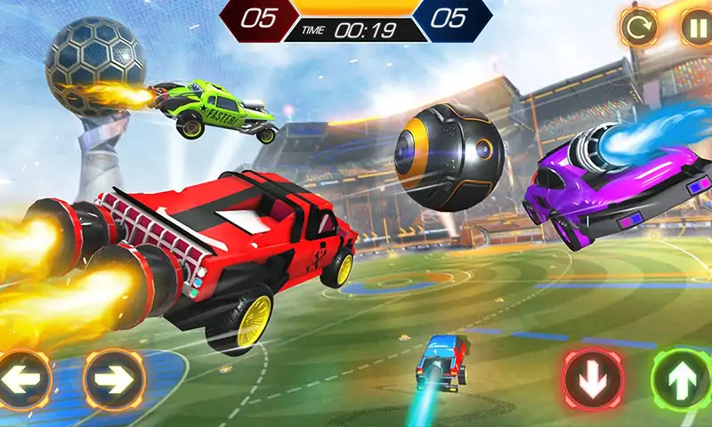 火箭汽车足球小游戏