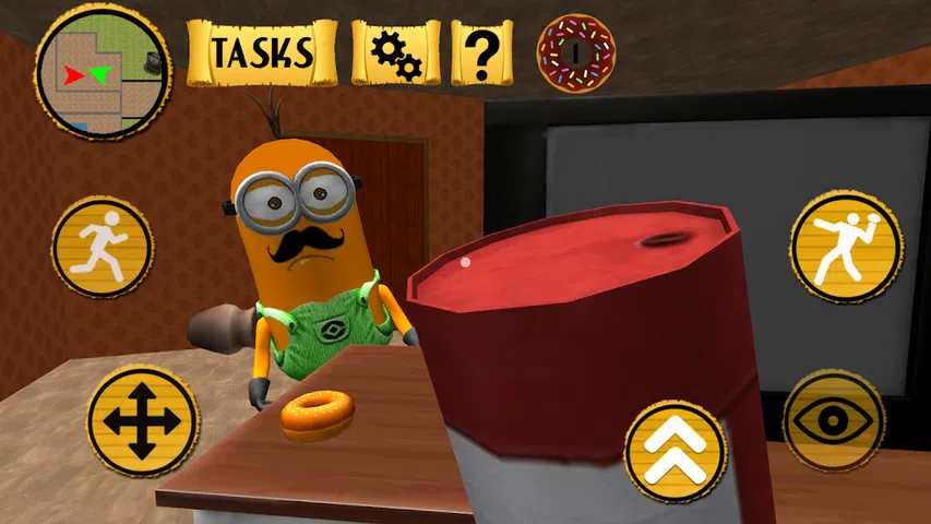 你好小黄人。卑鄙的邻居逃脱3D