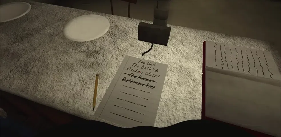 窗户上扭曲的人