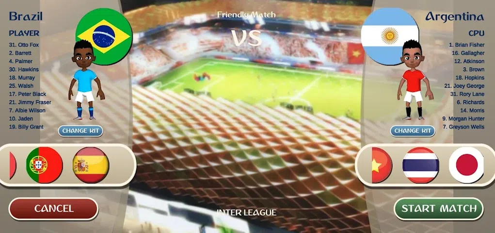 足球杯-卡通足球