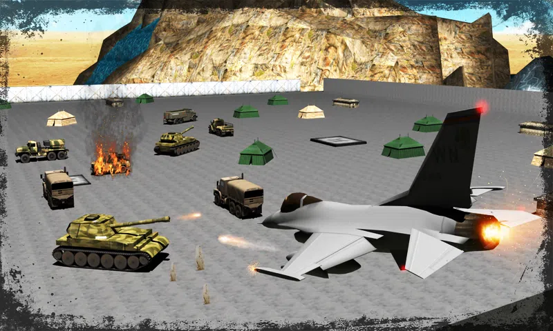 空袭武装直升机战斗